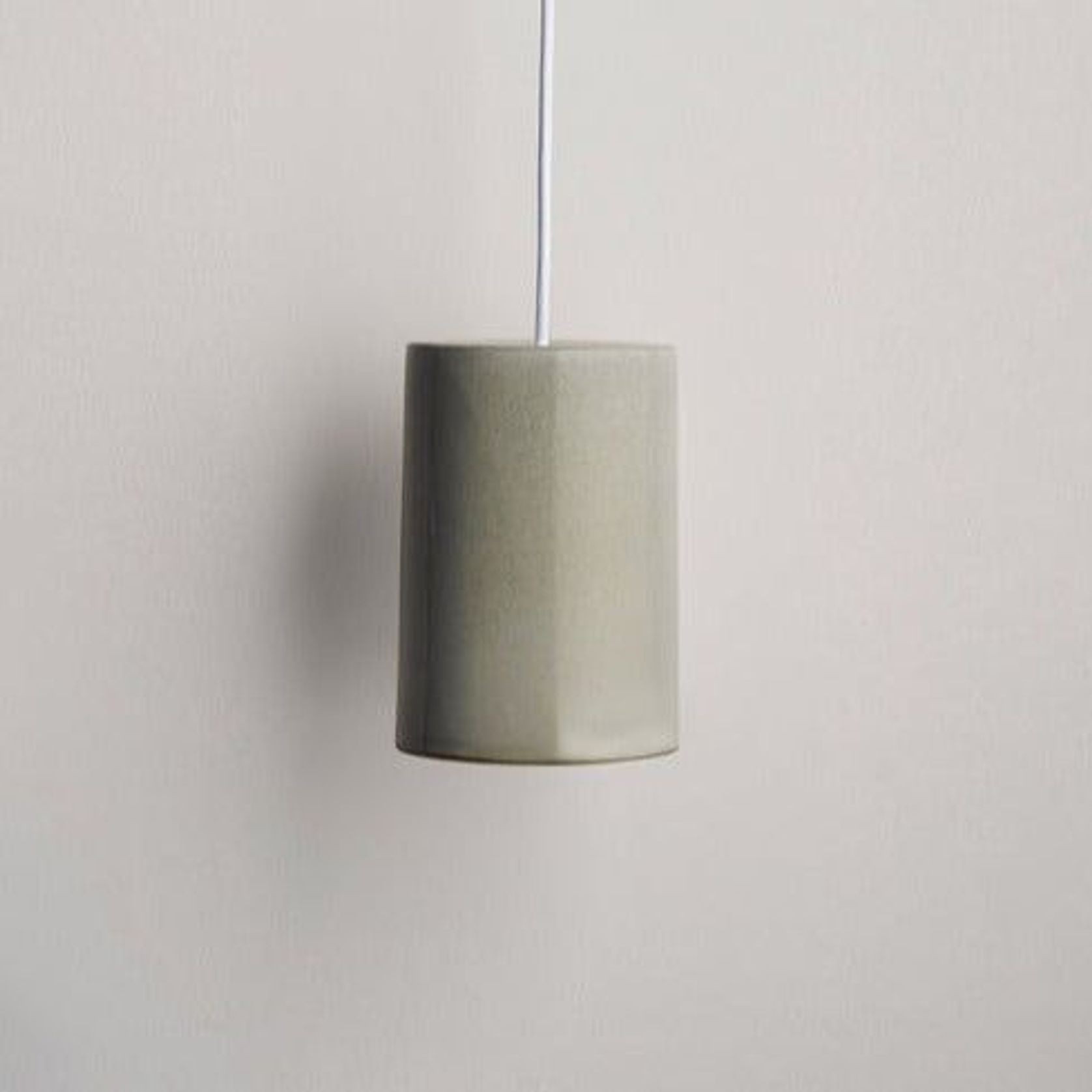 Ceramic Cylinder Pendant Light Small gallery detail image