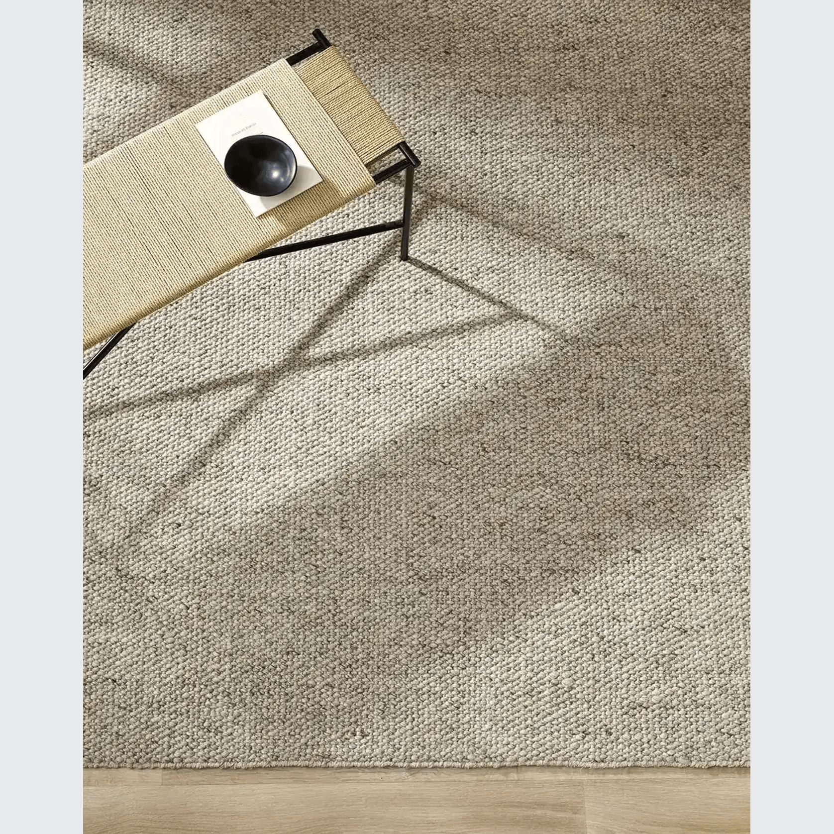 Baya Omaha Handwoven Rug - Pebble gallery detail image