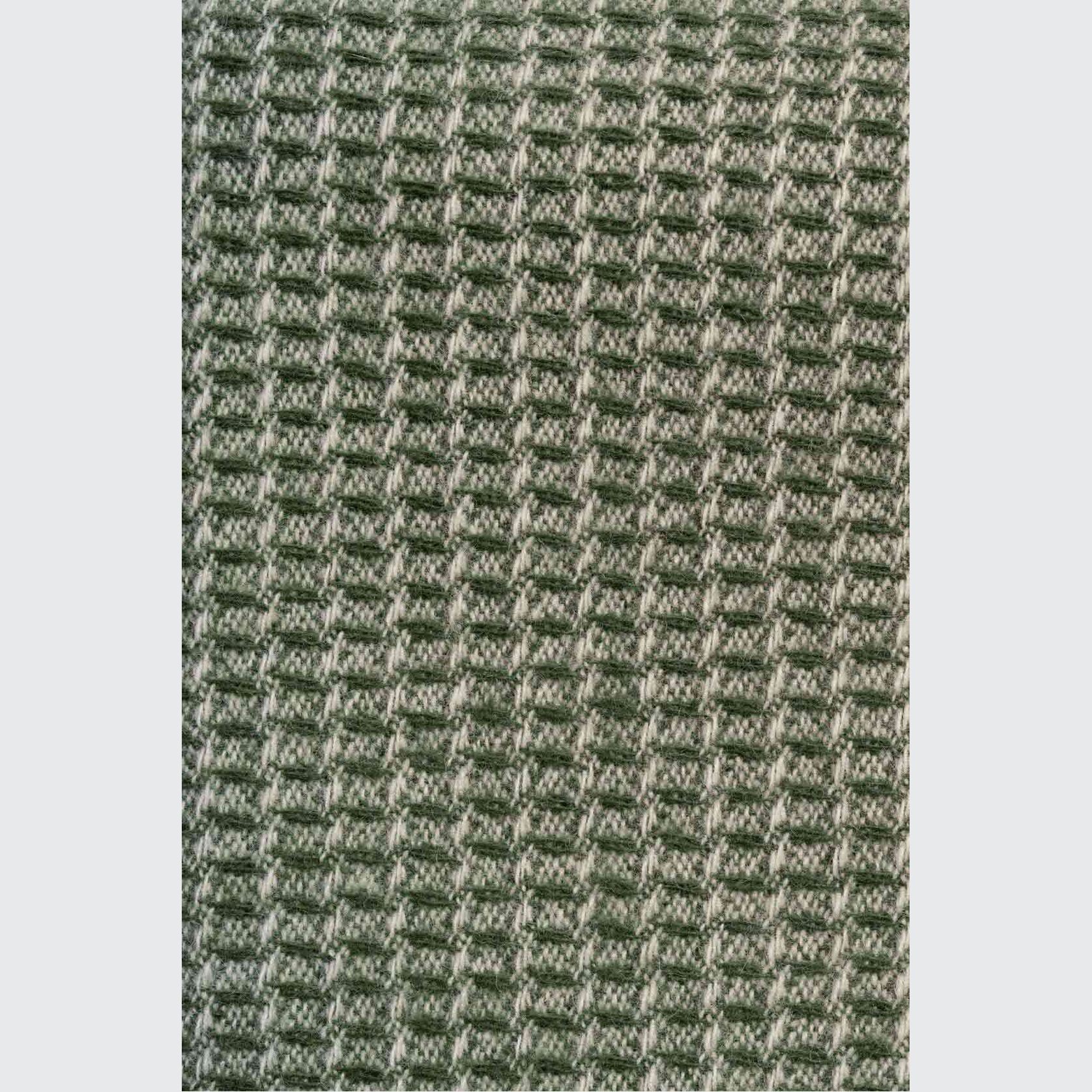 Ruanui Station Lambswool Waffle Throw - Omarae Olive gallery detail image