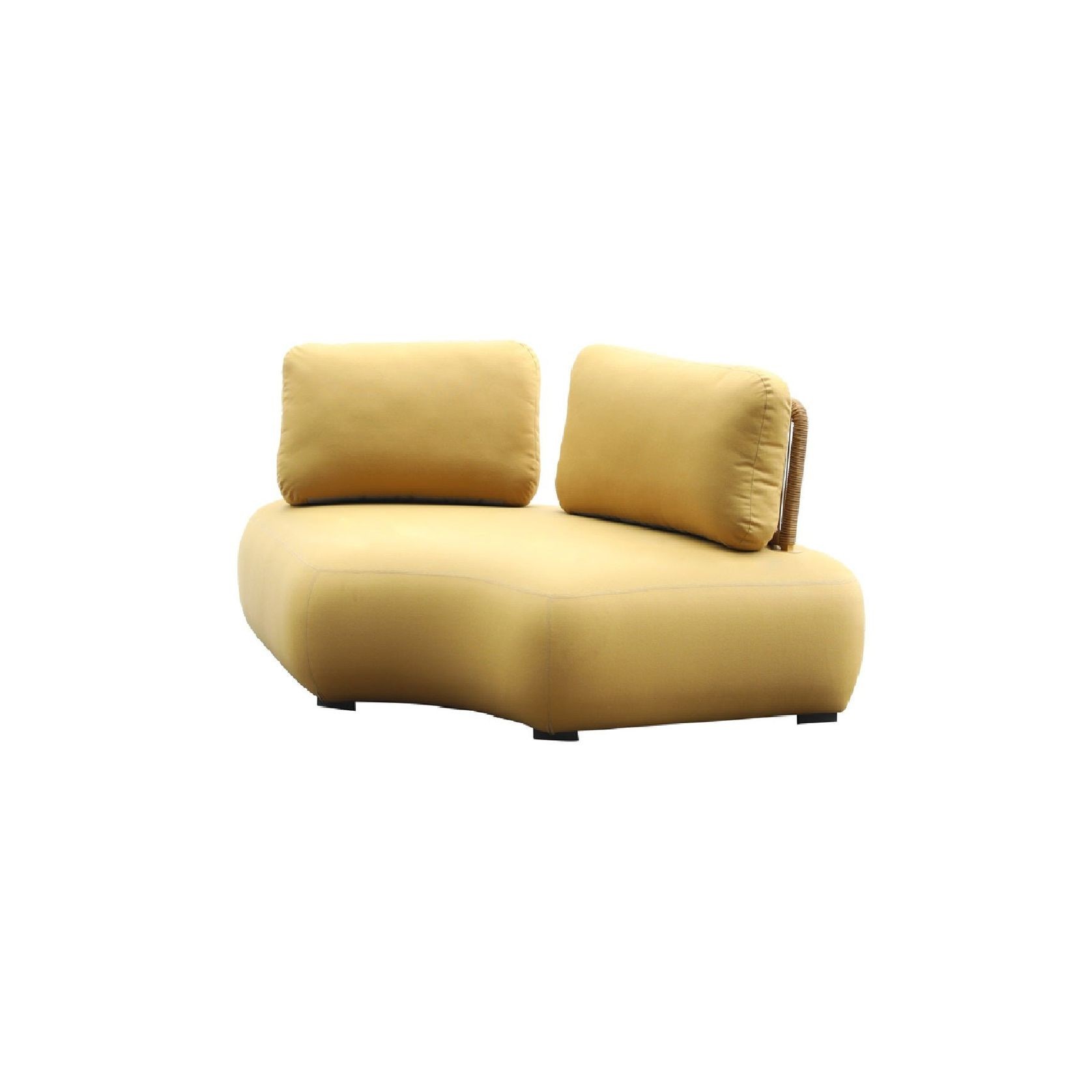 Ora Corner Seater Outdoor Lounge - Yellow gallery detail image