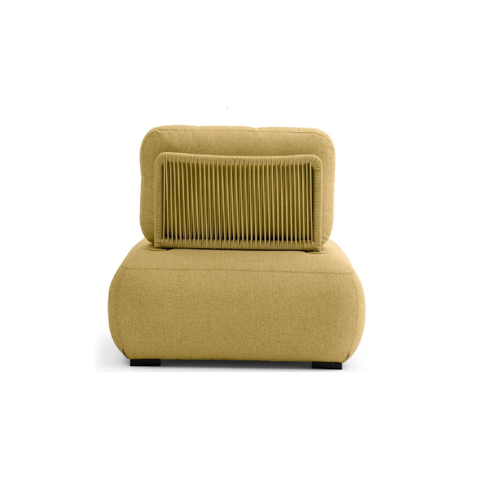 Ora One Seater Outdoor Lounge - Yellow gallery detail image
