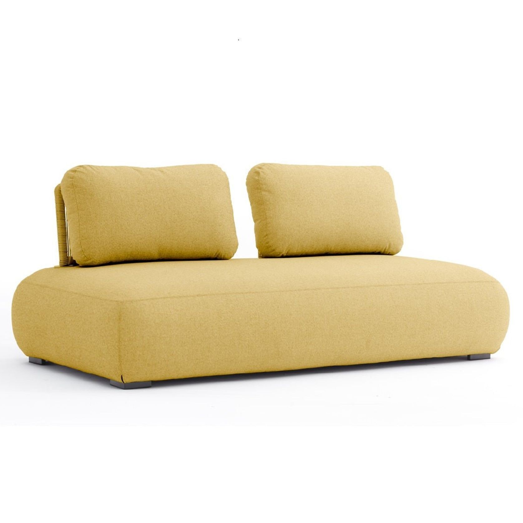 Ora Two Seater Outdoor Lounge - Yellow gallery detail image