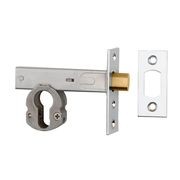 Euro Mortice Deadbolt - 60mm Backset | Polished Chrome gallery detail image