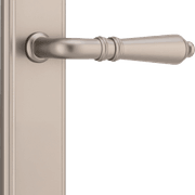 Sarlat Lever - Stepped Backplate | Satin Nickel gallery detail image