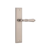 Sarlat Lever - Stepped Backplate | Satin Nickel gallery detail image