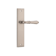 Sarlat Lever - Stepped Backplate | Satin Nickel gallery detail image