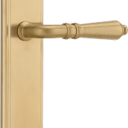 Sarlat Lever - Stepped Backplate | Brushed Gold PVD gallery detail image