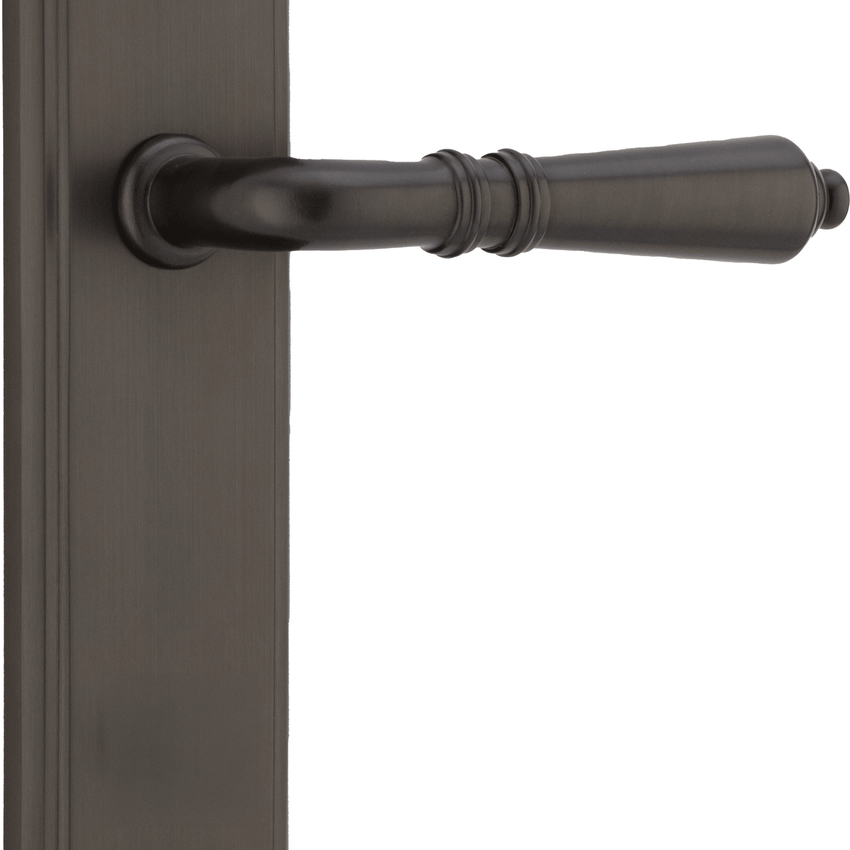 Sarlat Lever - Stepped Backplate | Signature Brass gallery detail image