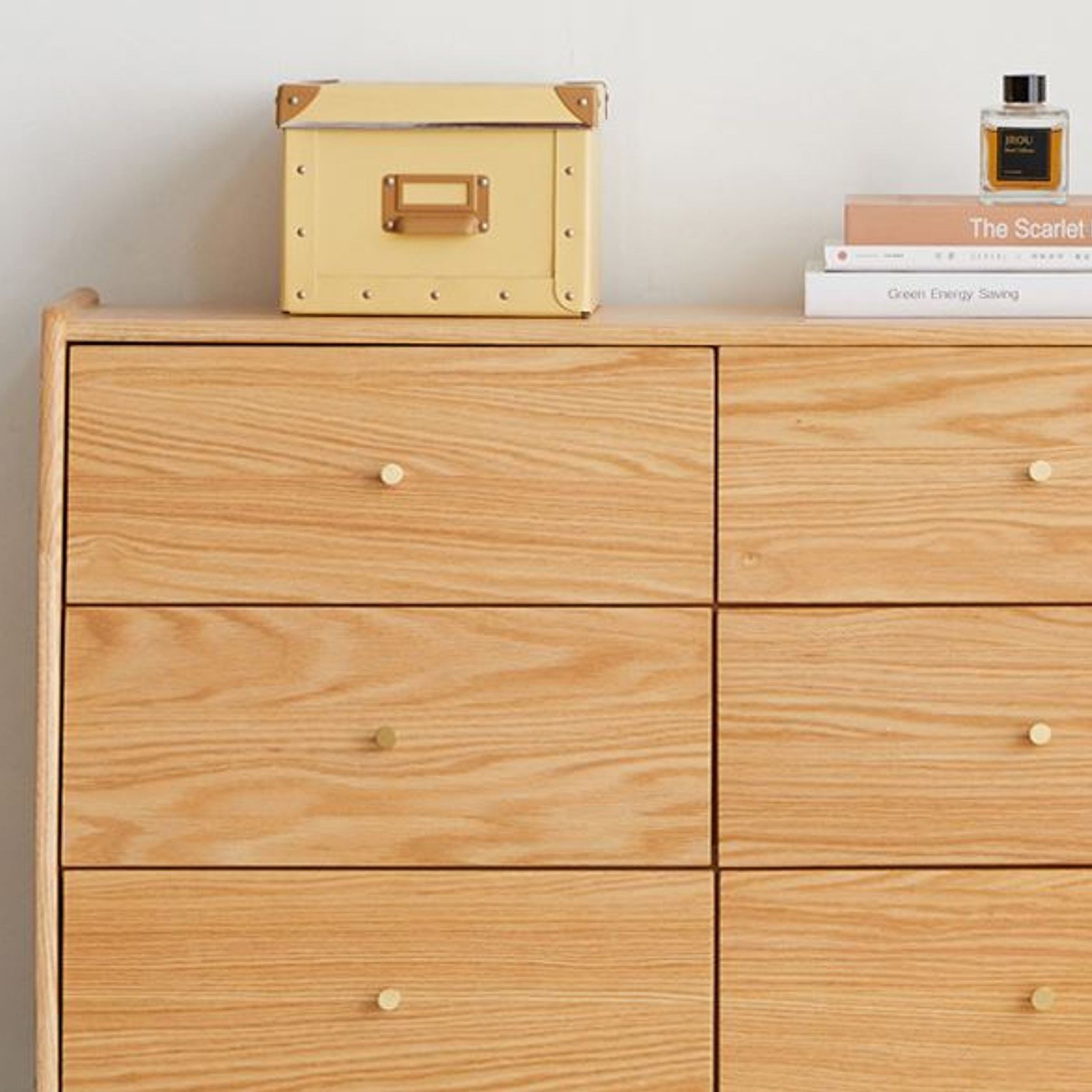 Oslo Natural Oak 9 Drawers Design 2 gallery detail image