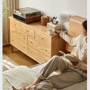 Oslo Natural Solid Oak 3+4 Chest of Drawers Design 2 gallery detail image