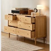 Oslo Natural Solid Oak 3+4 Chest of Drawers Design 2 gallery detail image
