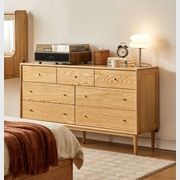 Oslo Natural Solid Oak 3+4 Chest of Drawers Design 2 gallery detail image