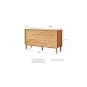 Oslo Natural Solid Oak 3+4 Chest of Drawers Design 2 gallery detail image