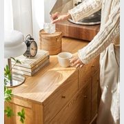 Oslo Natural Solid Oak 3+4 Chest of Drawers Design 2 gallery detail image