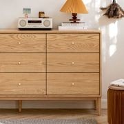 Oslo Natural Solid Oak 9 Drawers gallery detail image