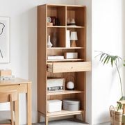 Oslo Natural Solid Oak Bookcase gallery detail image