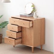 Oslo Natural Solid Oak Small Sideboard Design 2 gallery detail image