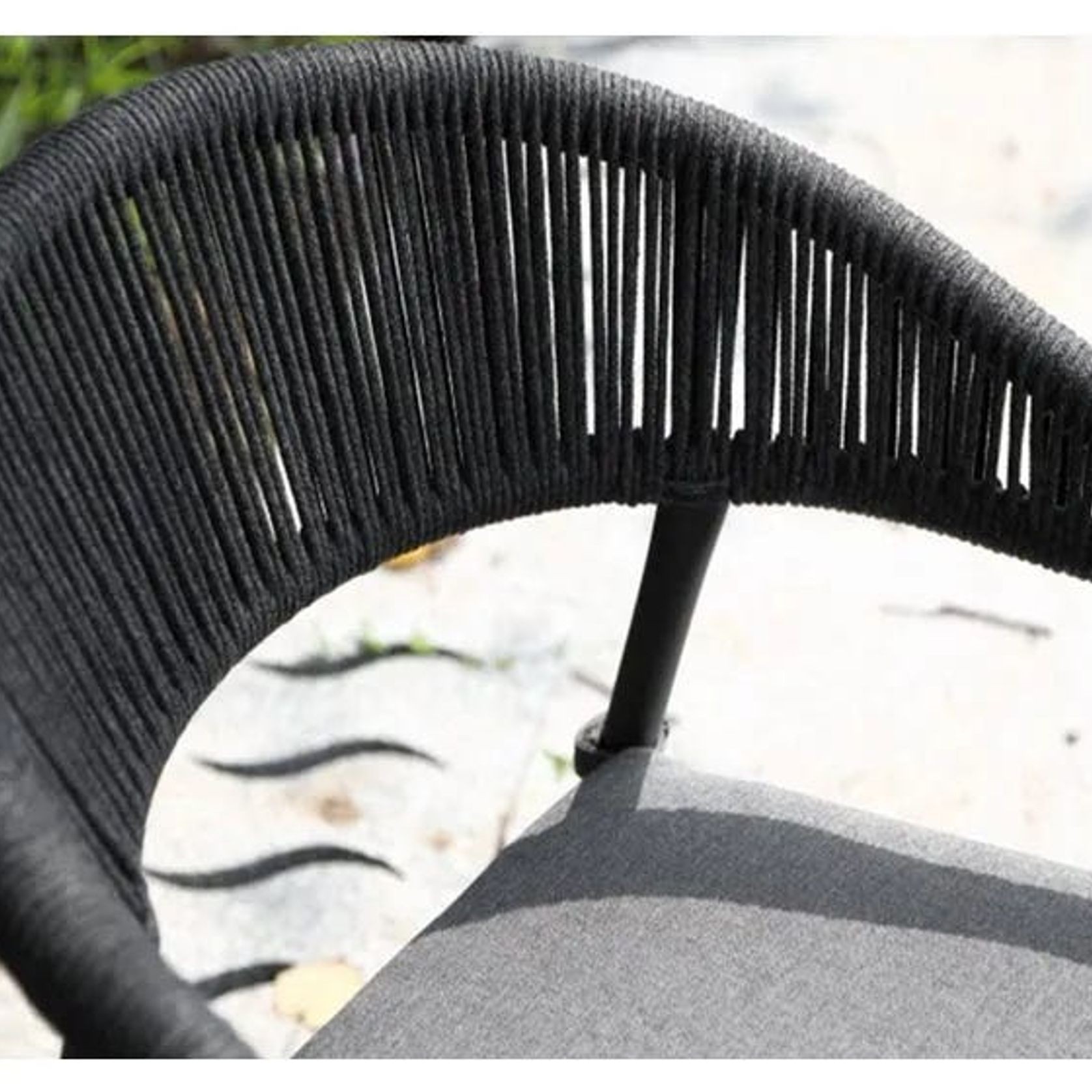 Domiziani Roccia Lava Stone Table With Nivala Chairs gallery detail image