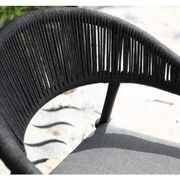 Domiziani Roccia Lava Stone Table With Nivala Chairs gallery detail image