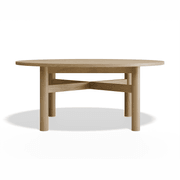Nordica Coffee Table - Round Solid Oak 96 diam gallery detail image