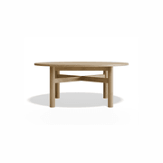 Nordica Coffee Table - Round Solid Oak 96 diam gallery detail image