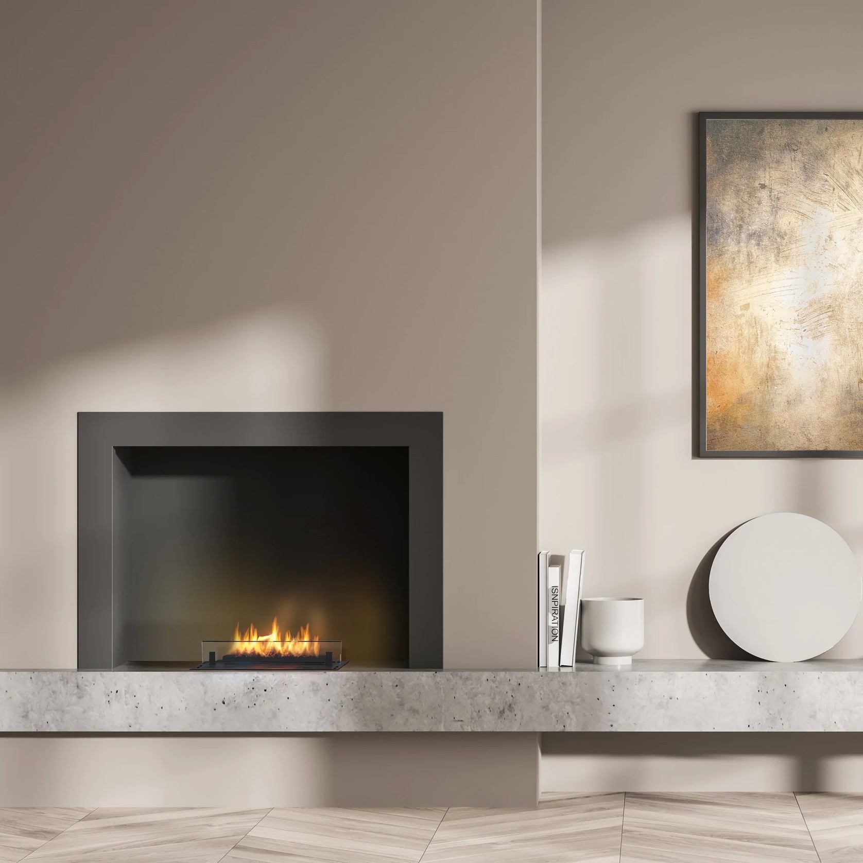 Planika Senso Bioethanol Fireplace In Casing gallery detail image