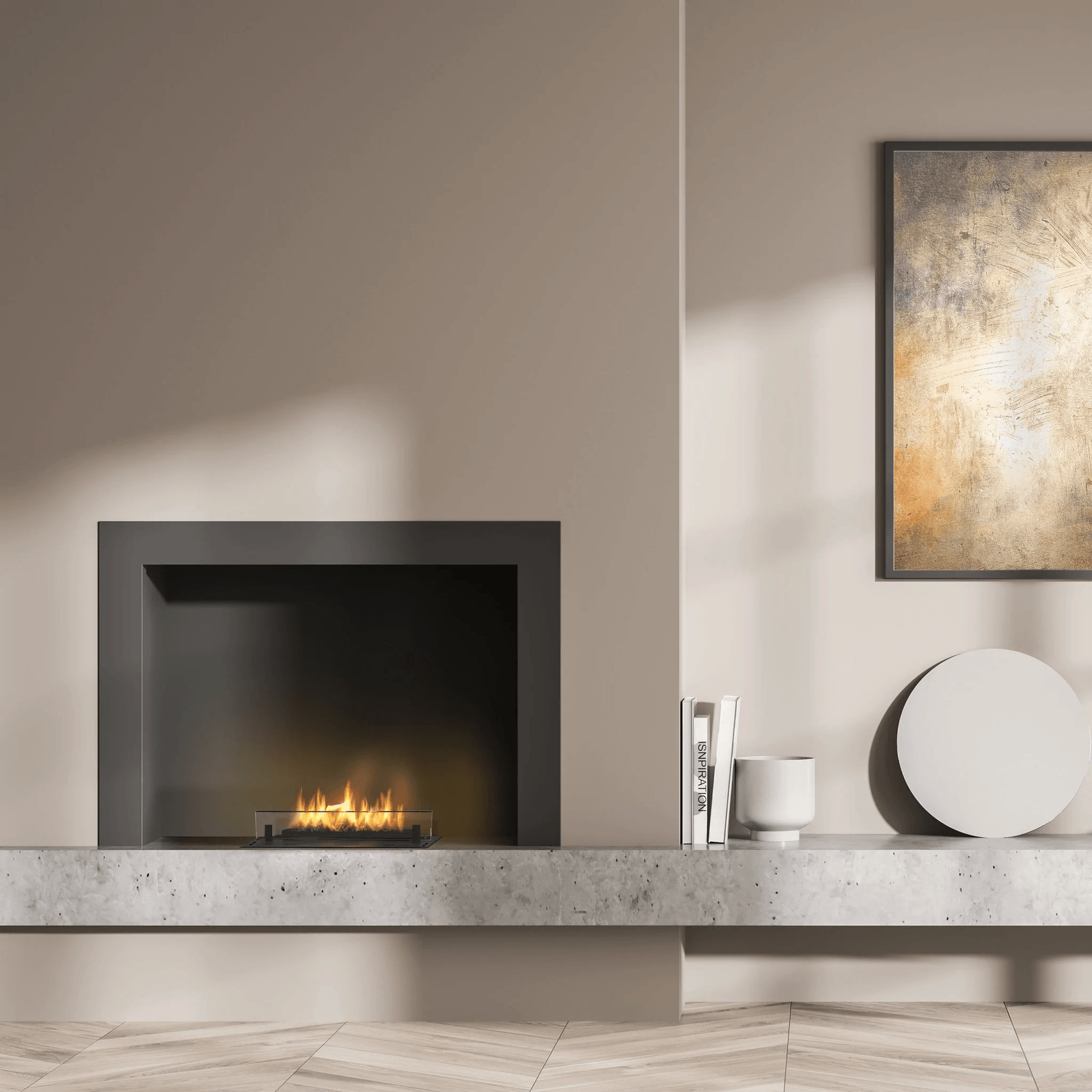 Planika Senso Bioethanol Fireplace In Casing gallery detail image