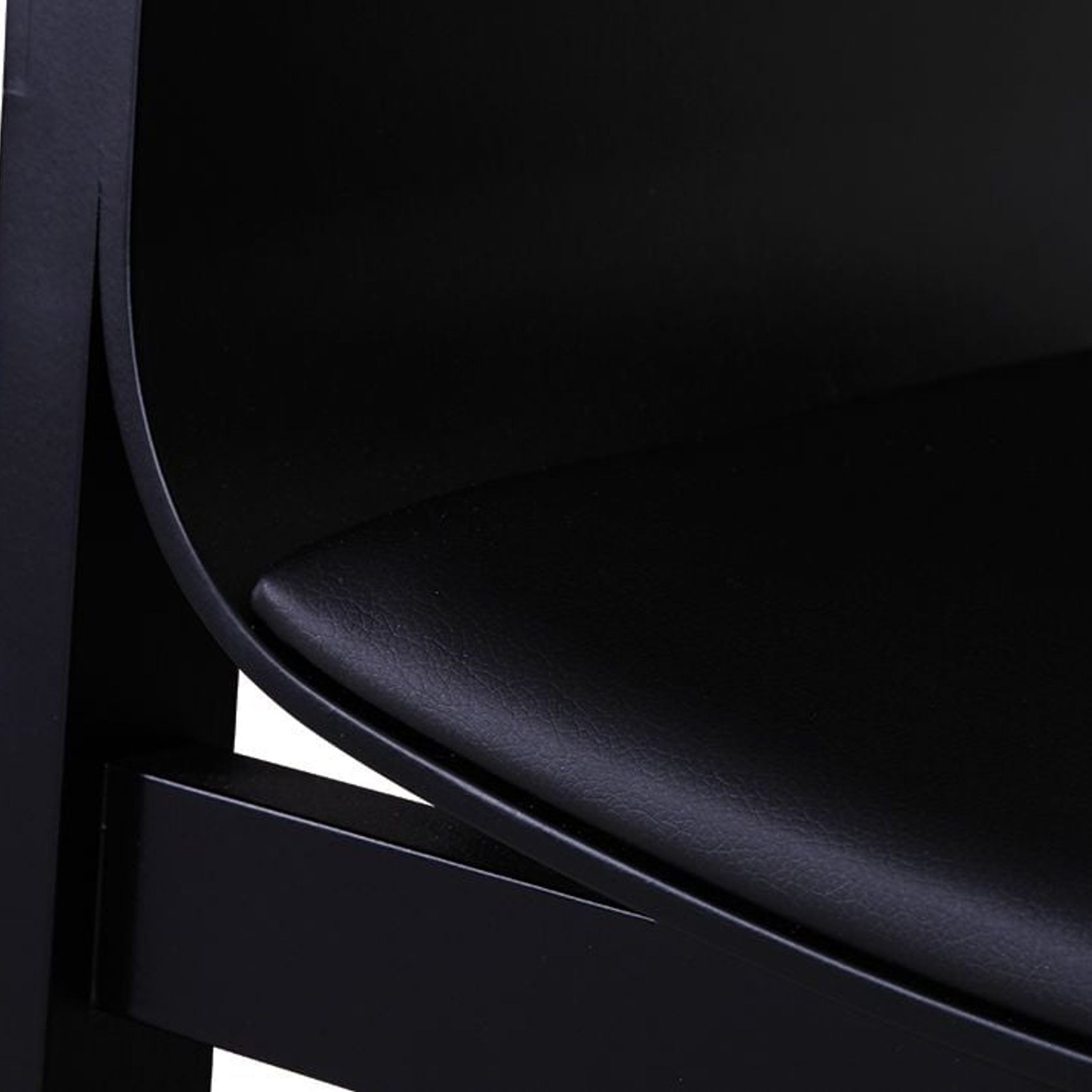 Merano Armchair - Black Stained - Black Pad - by TON gallery detail image