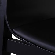Merano Armchair - Black Stained - Black Pad - by TON gallery detail image