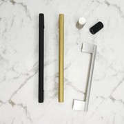 KT&CO Kitchen cabinet handles knurled palm beach gallery detail image