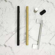 KT&CO Kitchen cabinet handles knurled palm beach gallery detail image