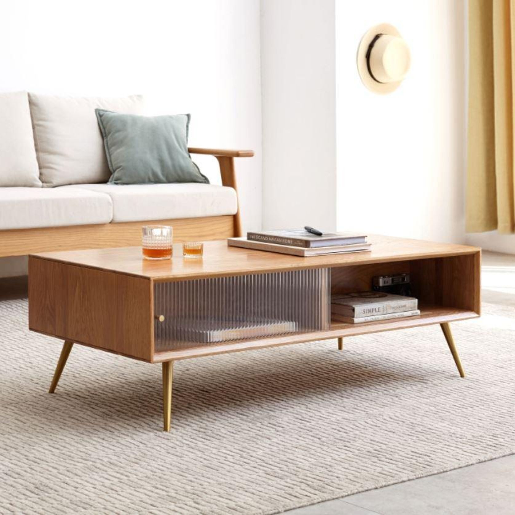 Parquet Solid Oak Coffee Table ArchiPro NZ