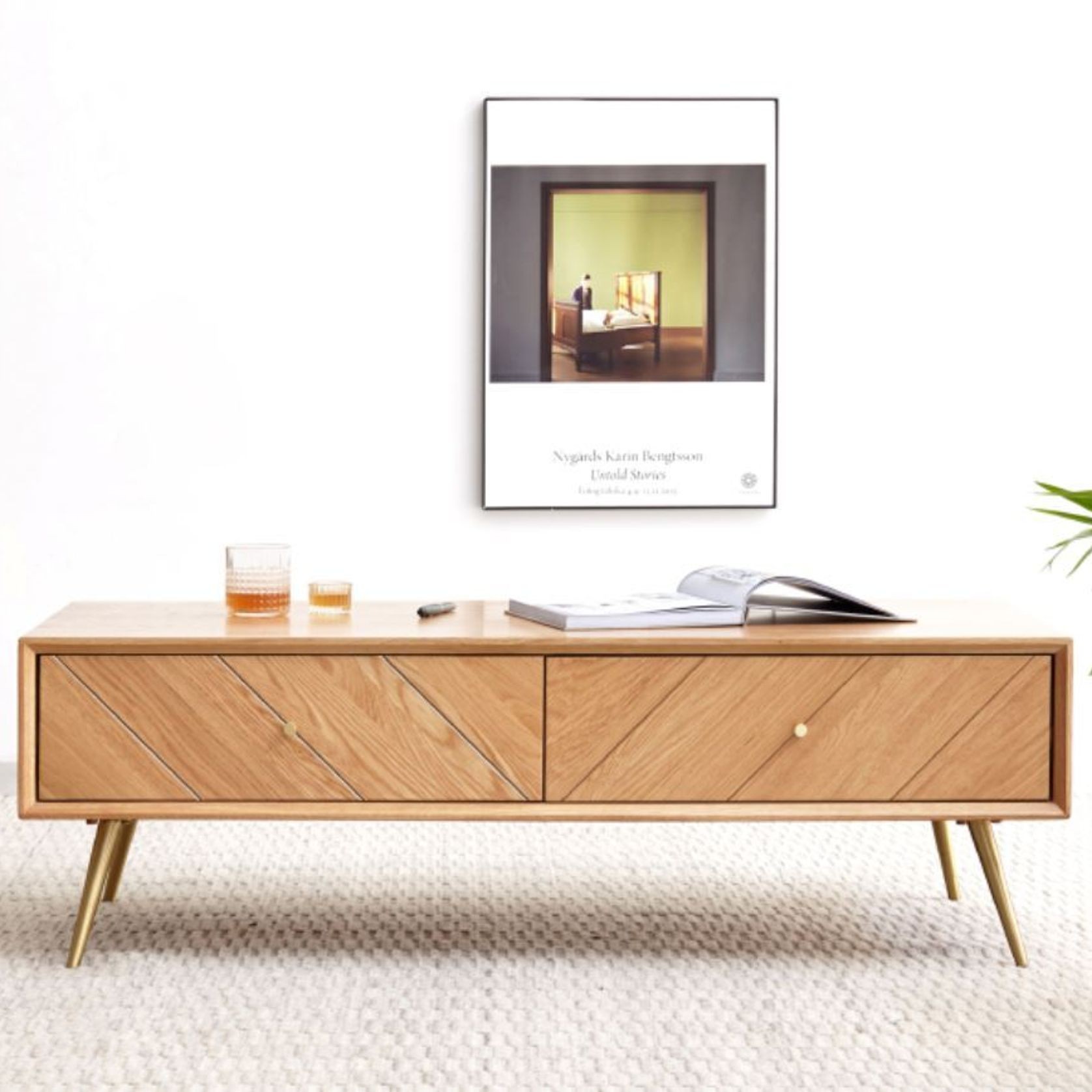 Parquet Solid Oak Coffee Table ArchiPro NZ