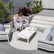 Pasadena 4pc Aluminium Outdoor Lounge Setting gallery detail image