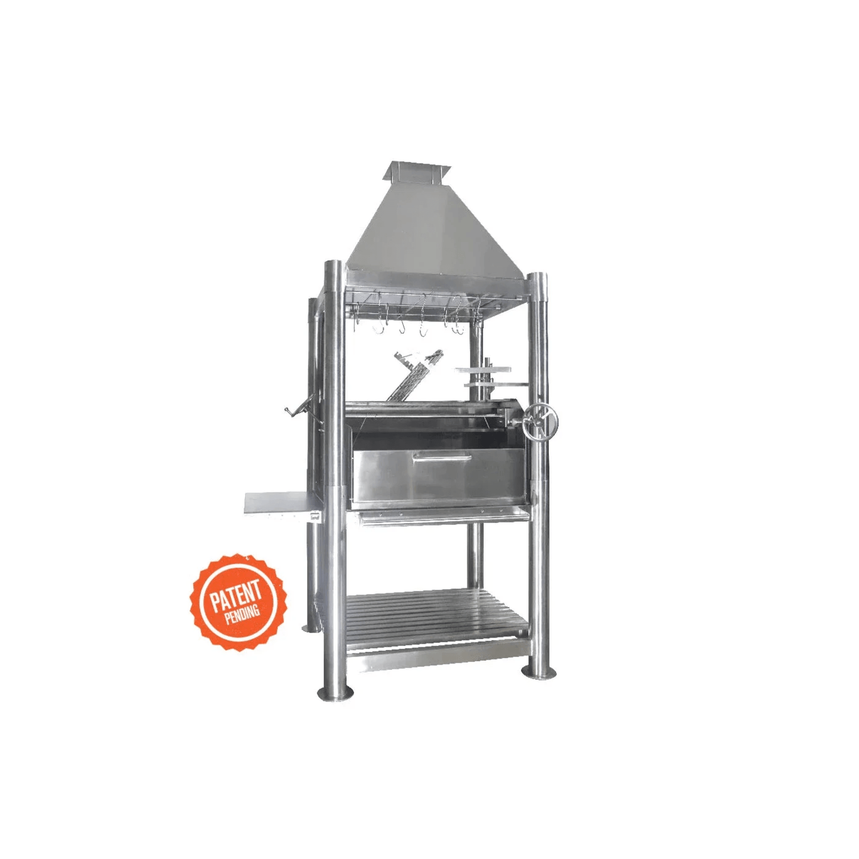 Tagwood BBQ Argentine Wood Fire & Charcoal Grill all Stainless Steel | BBQ02SS gallery detail image