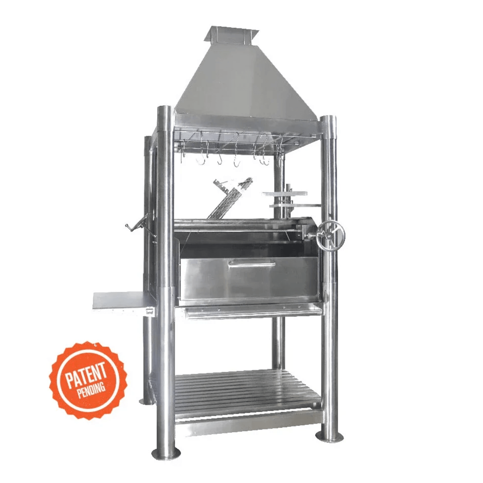 Tagwood BBQ Argentine Wood Fire & Charcoal Grill all Stainless Steel | BBQ02SS gallery detail image