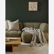 Baya Flemish Throw - Fawn gallery detail image