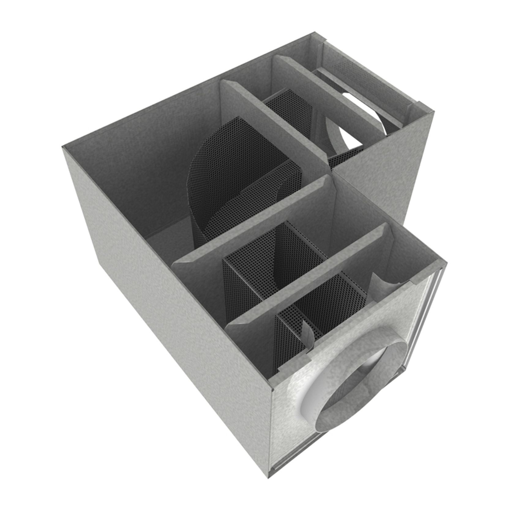 PECL/PECM/PECH Circular Elbow Silencer Packless gallery detail image