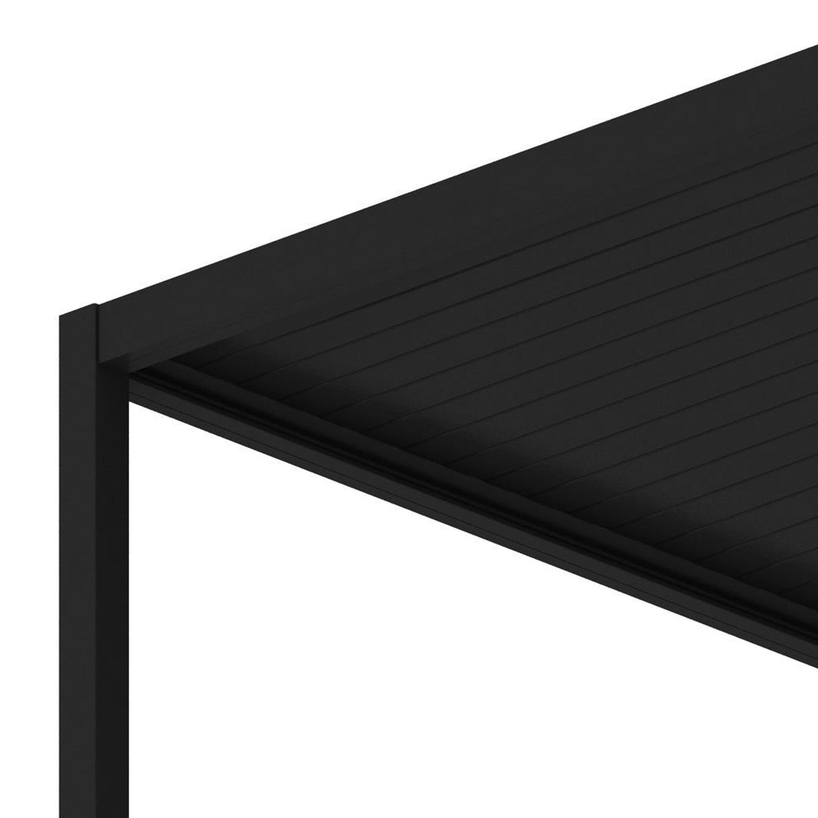 Baltic Motorised Wall Mounted Louvre Roof Aluminium Pergola gallery detail image