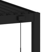 Baltic Manual Wall Mounted Louvre Roof Aluminium Pergola gallery detail image