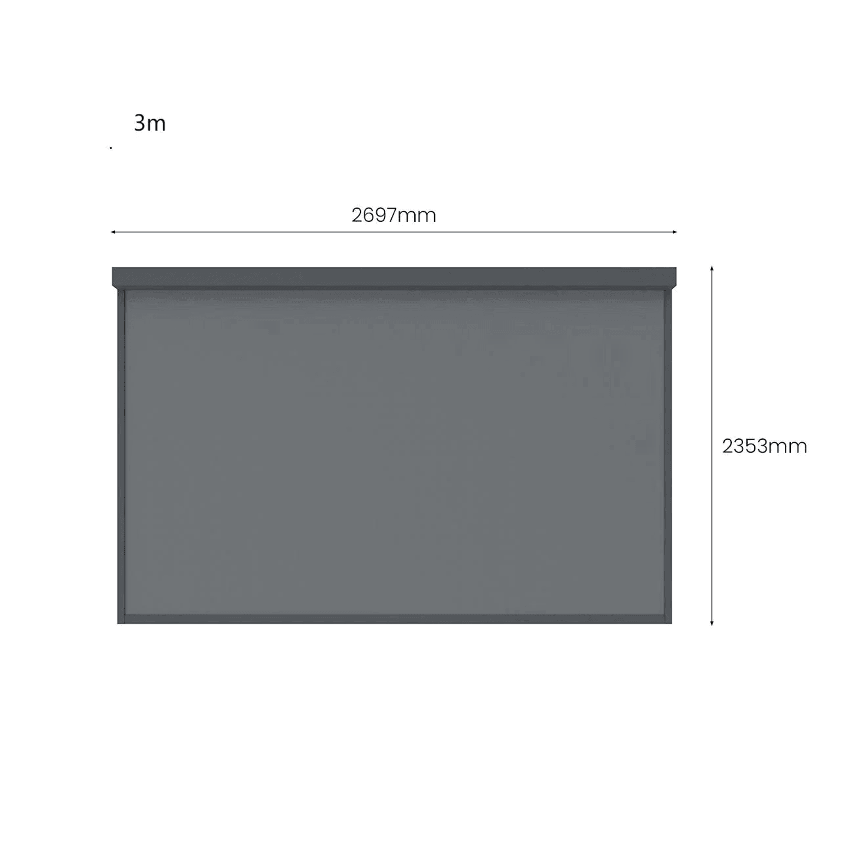 Retractable Shade Blind For Caribbean & Atlantic Freestanding Pergola 2.0 gallery detail image