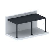 Baltic Manual Wall Mounted Louvre Roof Aluminium Pergola gallery detail image