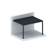 Baltic Motorised Wall Mounted Louvre Roof Aluminium Pergola gallery detail image