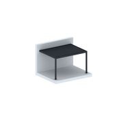 Baltic Motorised Wall Mounted Louvre Roof Aluminium Pergola gallery detail image