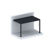 Baltic Manual Wall Mounted Louvre Roof Aluminium Pergola gallery detail image
