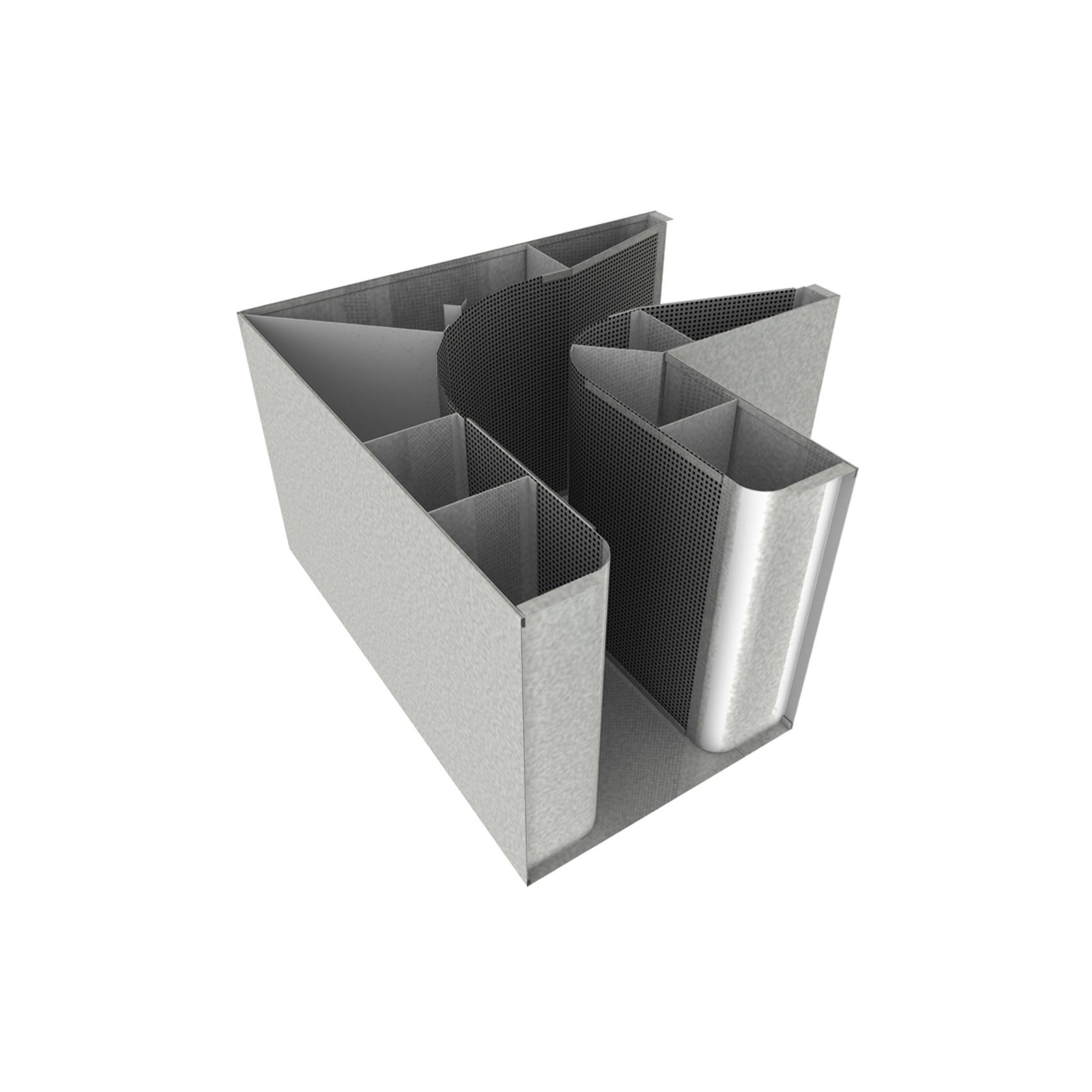 PERM Rectangular Elbow Silencer Packless gallery detail image