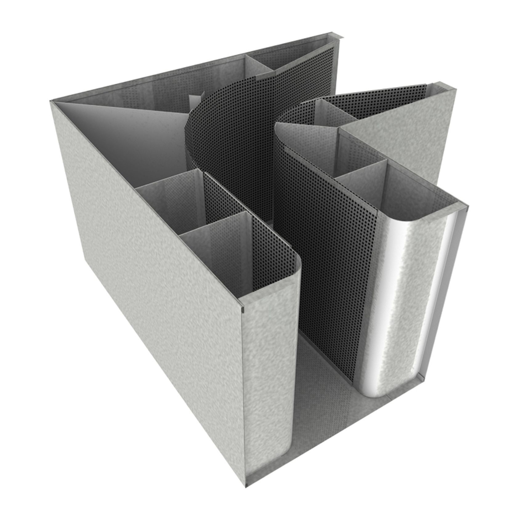 PERM Rectangular Elbow Silencer Packless gallery detail image