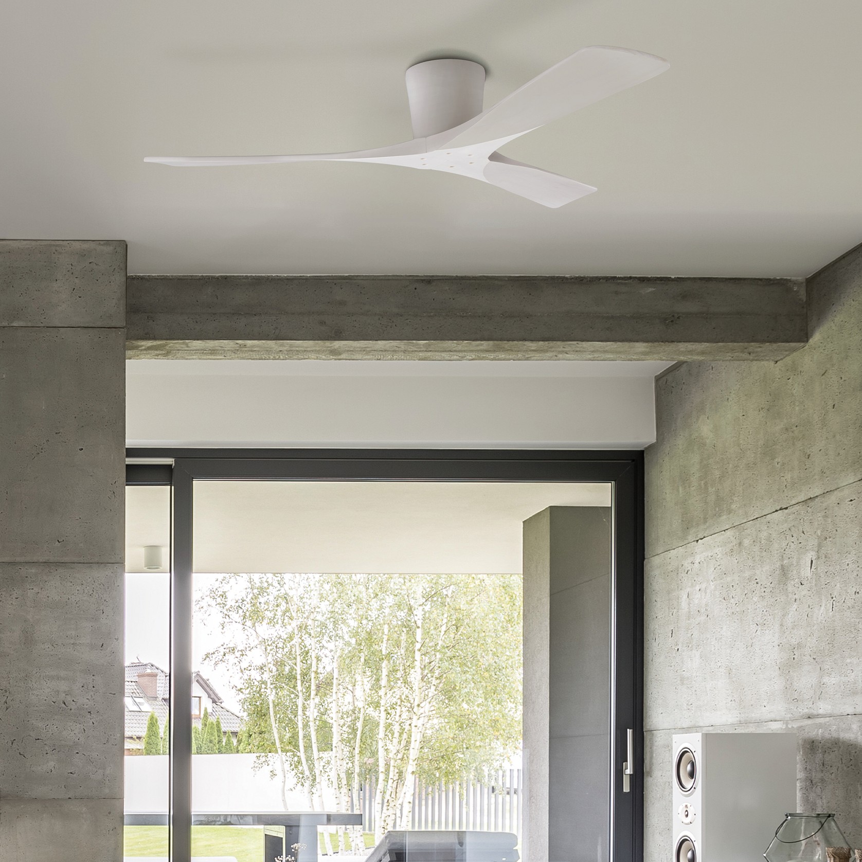 Milano Ceiling Fan Zen Matt Black gallery detail image