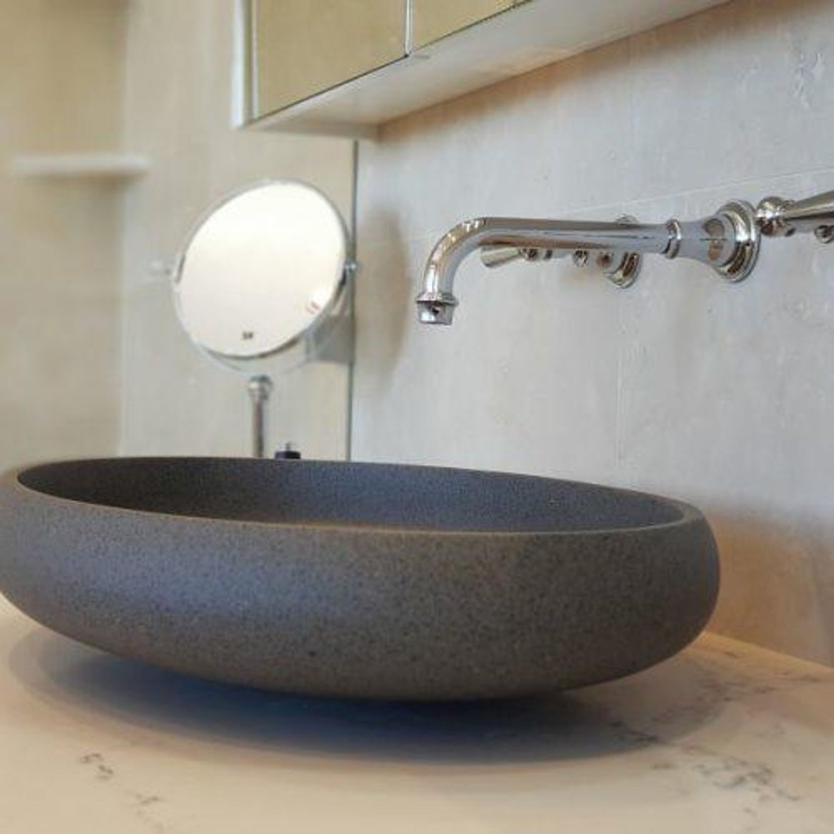 Pietra Bianca Piero Stone Basin gallery detail image