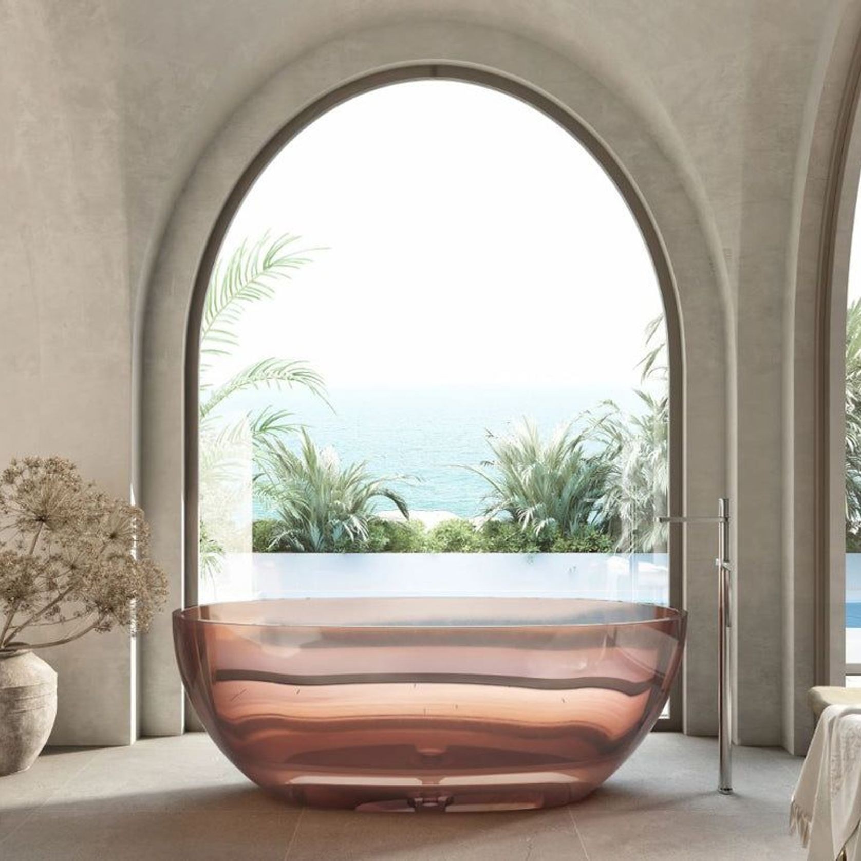 Wow Translucency Resin Stone Bath 1700mm gallery detail image